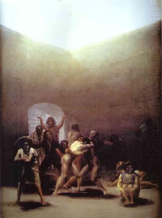Francisco Jose de Goya Yard of Madhouse